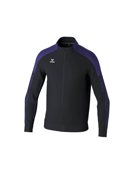 Erima EVO STAR Trainingsjacke Kinder schwarz/ultra violet, Größe: 116