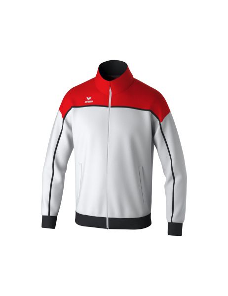 Erima CHANGE by erima Trainingsjacke Kinder weiß/rot/schwarz, Größe: 128