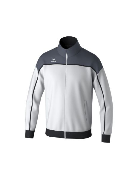 Erima CHANGE by erima Trainingsjacke Kinder weiß/slate grey/schwarz, Größe: 128