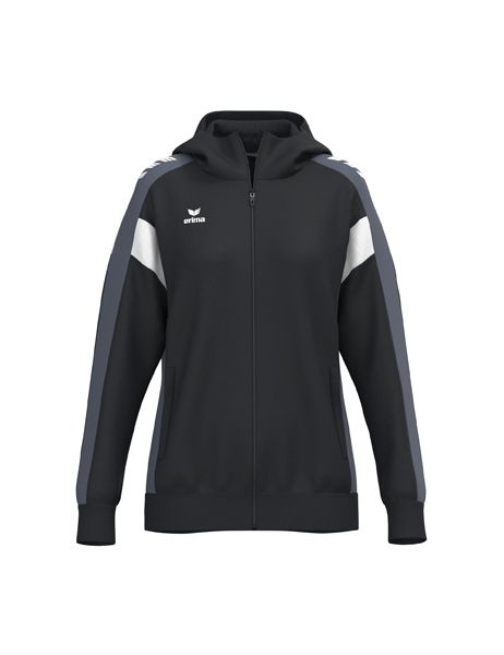 Erima CELEBRATE 125 Training Jacket with hood Damen schwarz/slate grey, Größe: 34