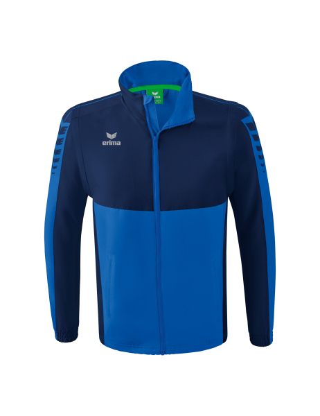 Erima Six Wings Jacke mit abnehmbaren Ärmeln Erwachsene new royal/new navy, Größe: S