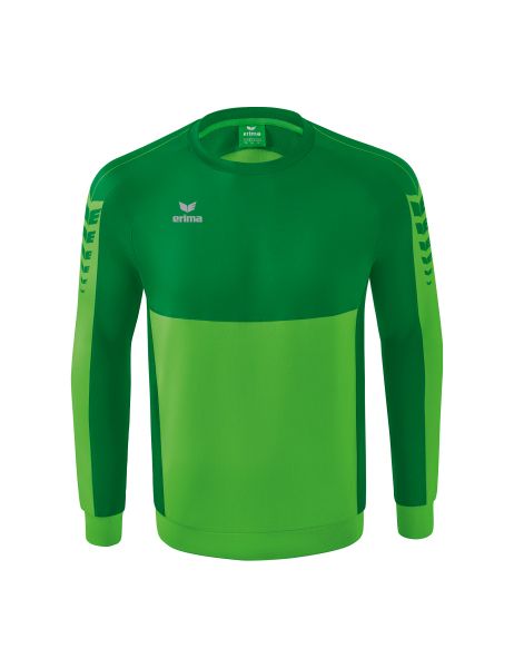 Erima Six Wings Sweatshirt Kinder green/smaragd, Größe: 116