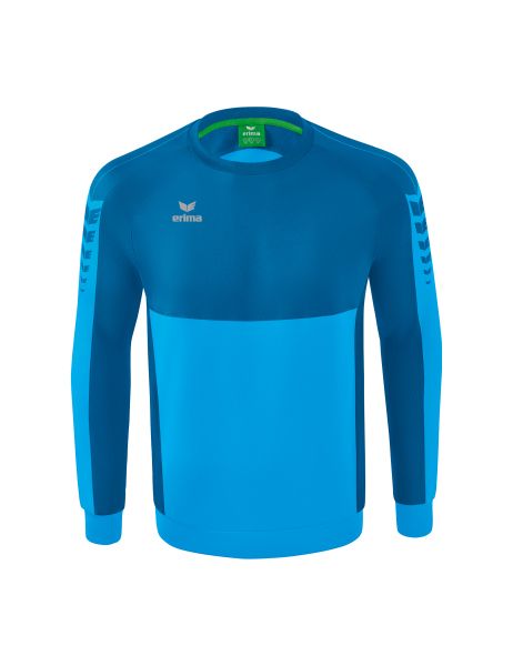 Erima Six Wings Sweatshirt Kinder curacao/mykonos, Größe: 116