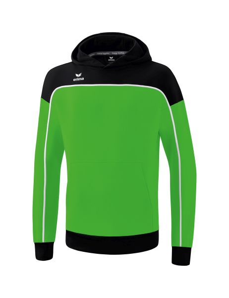 Erima CHANGE by erima Kapuzensweat Kinder green/schwarz/weiß, Größe: 128