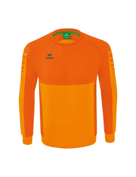 Erima Six Wings Sweatshirt Kinder new orange/orange, Größe: 116