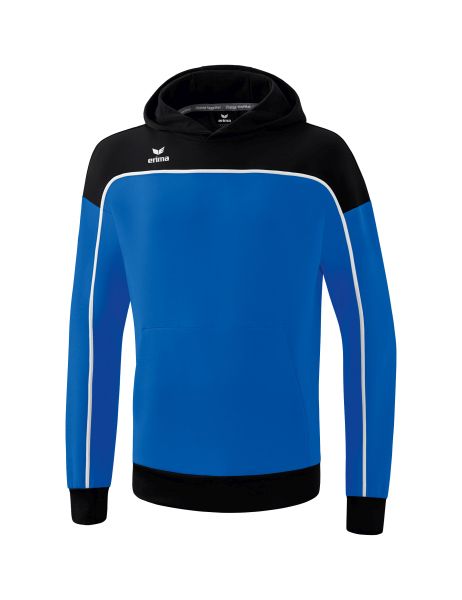 Erima CHANGE by erima Kapuzensweat Kinder new royal/schwarz/weiß, Größe: 128