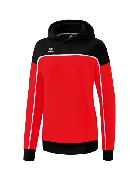 Erima CHANGE by erima Kapuzensweat Damen rot/schwarz/weiß, Größe: 36