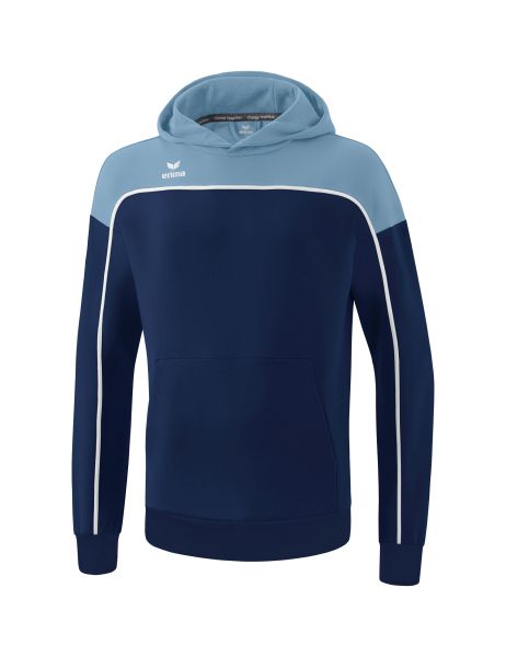 Erima CHANGE by erima Kapuzensweat Kinder new navy/faded denim/weiß, Größe: 128