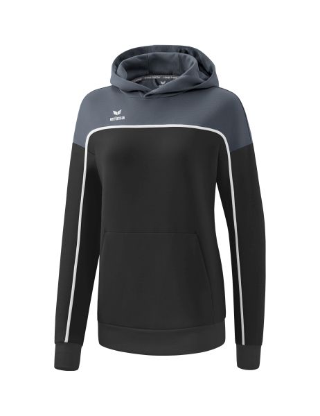 Erima CHANGE by erima Kapuzensweat Damen black grey/slate grey/weiß, Größe: 34