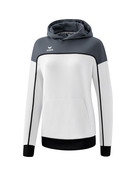 Erima CHANGE by erima Kapuzensweat Damen weiß/slate grey/schwarz, Größe: 34