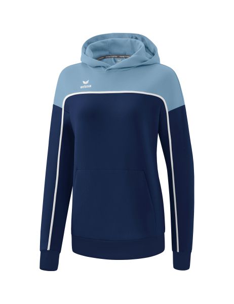 Erima CHANGE by erima Kapuzensweat Damen new navy/faded denim/weiß, Größe: 34