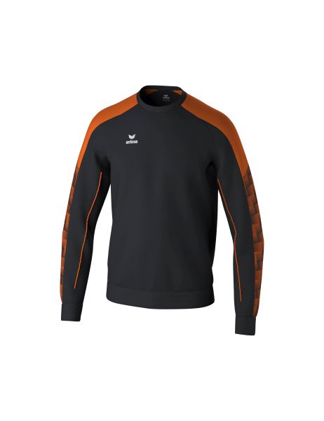 Erima EVO STAR Sweatshirt Kinder schwarz/orange, Größe: 116