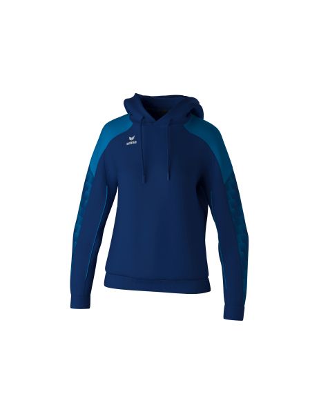 Erima EVO STAR Kapuzensweat Damen new navy/mykonos blue, Größe: 34