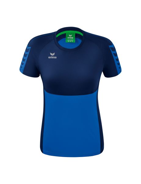 Erima Six Wings T-Shirt Damen new royal/new navy, Größe: 34