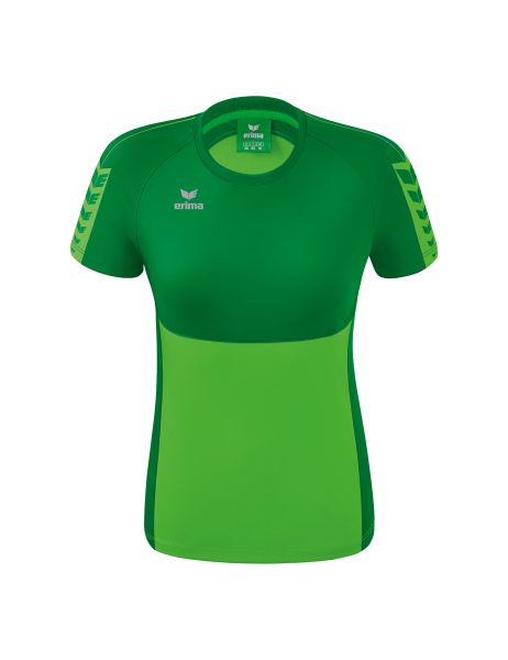 Erima Six Wings T-Shirt Damen green/smaragd, Größe: 34