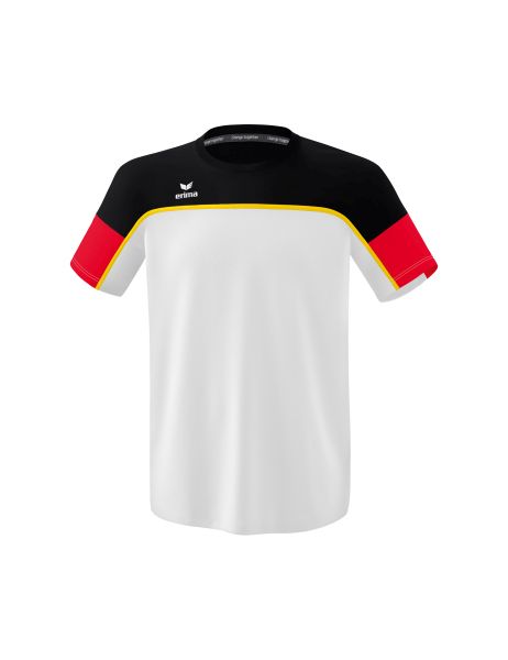 Erima CHANGE by erima T-Shirt Kinder weiß/schwarz/rot, Größe: 128