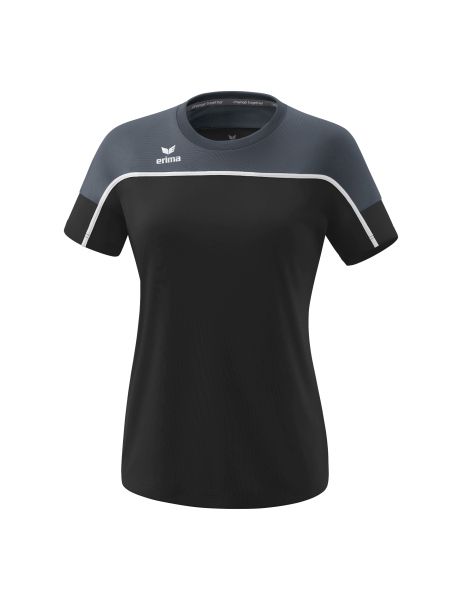 Erima CHANGE by erima T-Shirt Damen black grey/slate grey/weiß, Größe: 34