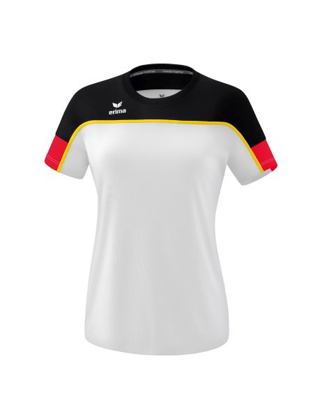 Erima CHANGE by erima T-Shirt Damen weiß/schwarz/rot, Größe: 34