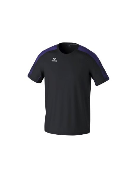 Erima EVO STAR T-Shirt Kinder schwarz/ultra violet, Größe: 116