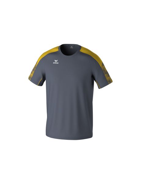 Erima EVO STAR T-Shirt Kinder slate grey/gelb, Größe: 116