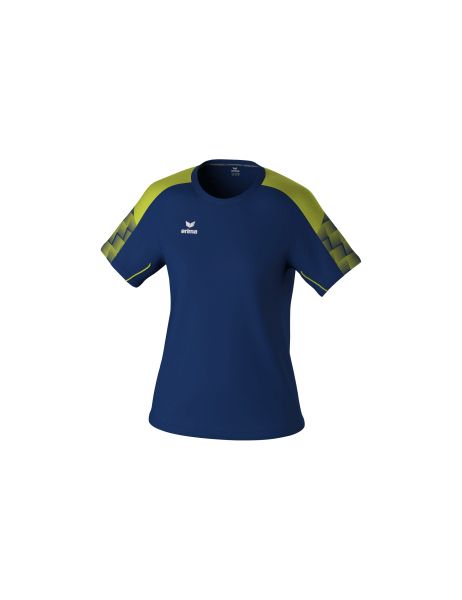 Erima EVO STAR T-Shirt Damen new navy/lime, Größe: 34