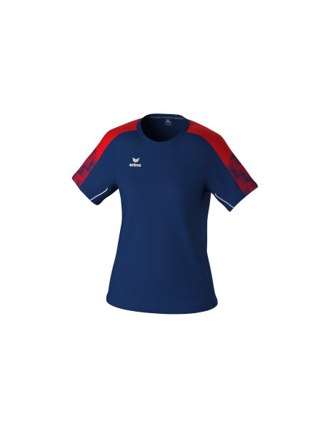 Erima EVO STAR T-Shirt Damen new navy/rot, Größe: 34