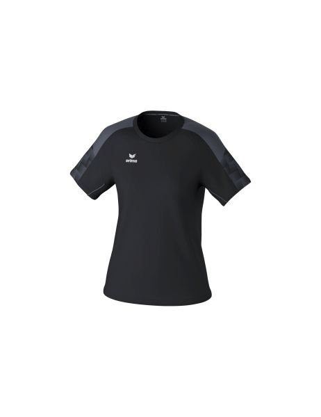 Erima EVO STAR T-Shirt Damen schwarz/slate grey, Größe: 34