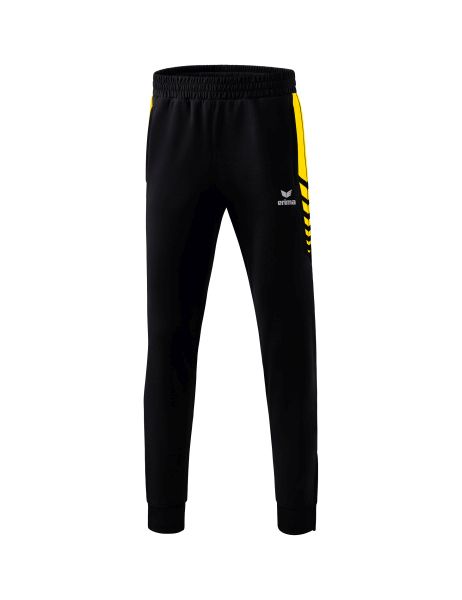 Erima Six Wings Worker Hose Kinder schwarz/gelb, Größe: 116
