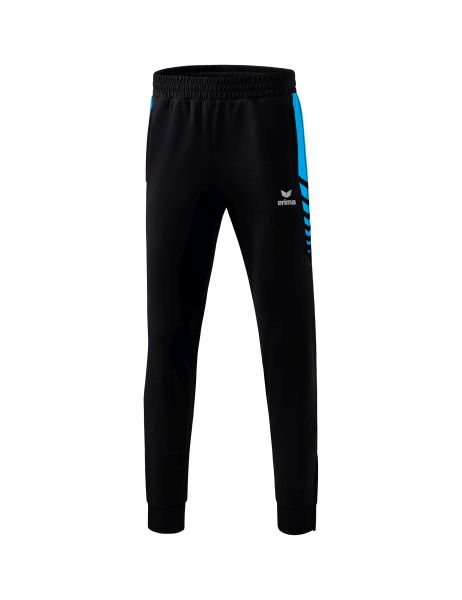 Erima Six Wings Worker Hose Kinder schwarz/curacao, Größe: 116