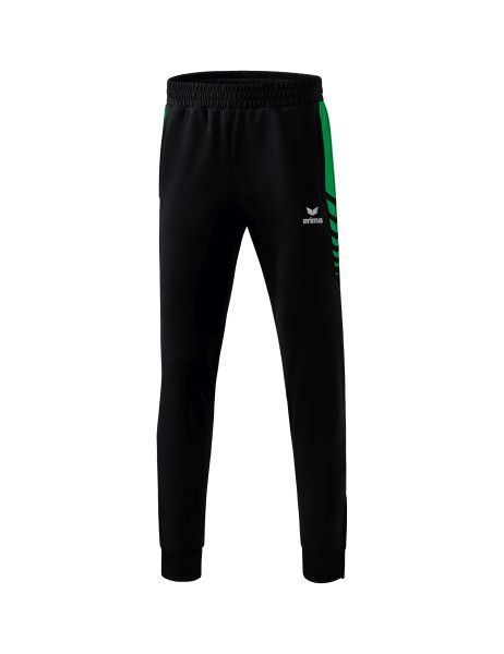 Erima Six Wings Worker Hose Kinder schwarz/smaragd, Größe: 116