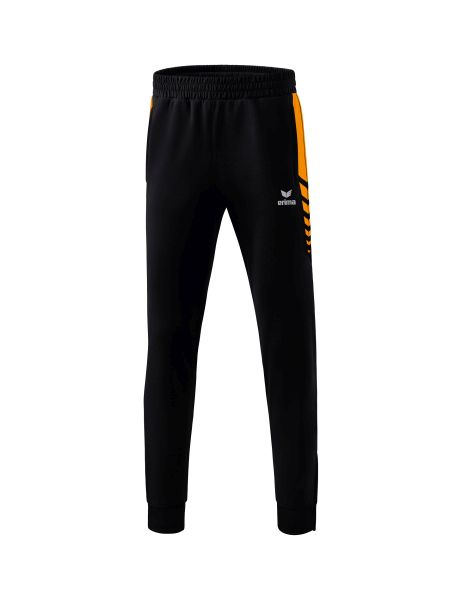 Erima Six Wings Worker Hose Kinder schwarz/new orange, Größe: 116