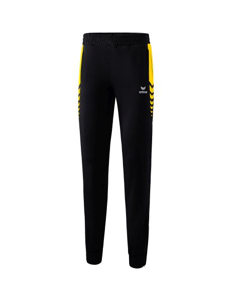Erima Six Wings Worker Hose Damen schwarz/gelb, Größe: 34