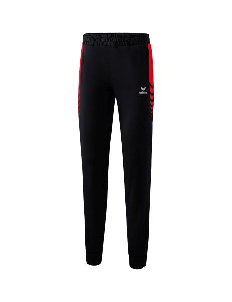 Erima Six Wings Worker Hose Damen schwarz/rot, Größe: 34