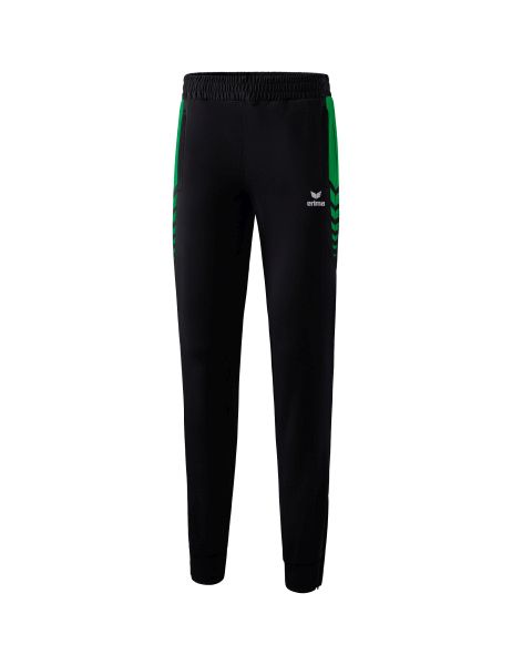 Erima Six Wings Worker Hose Damen schwarz/smaragd, Größe: 34