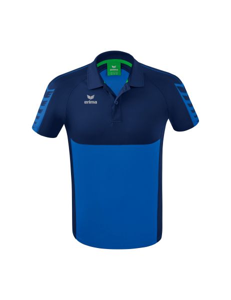 Erima Six Wings Poloshirt Erwachsene new royal/new navy, Größe: S