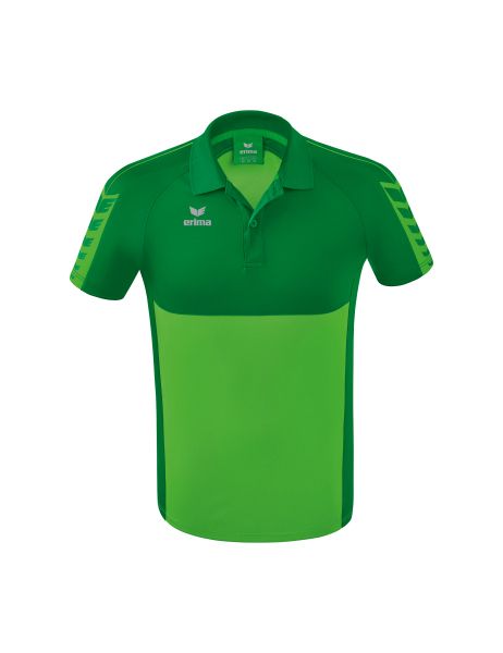 Erima Six Wings Poloshirt Erwachsene green/smaragd, Größe: S