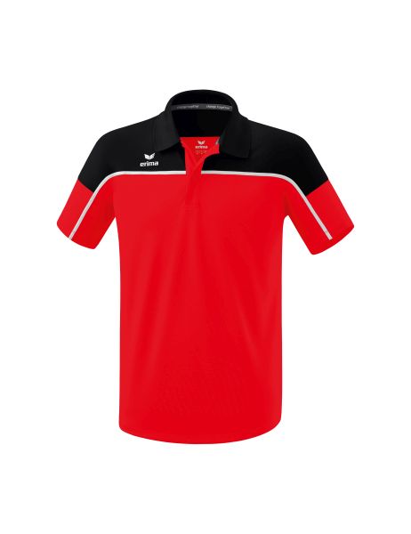 Erima CHANGE by erima Poloshirt Erwachsene rot/schwarz/weiß, Größe: S