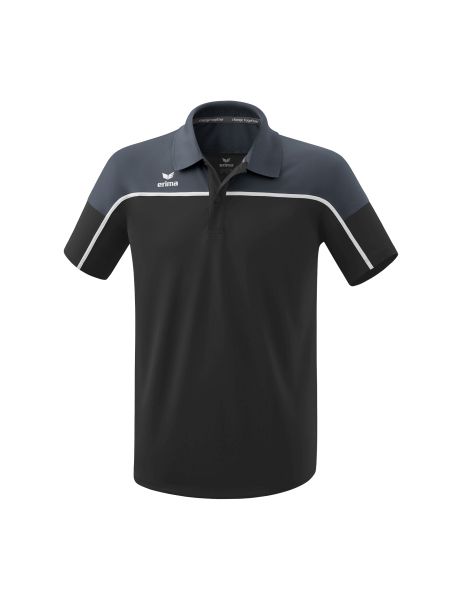 Erima CHANGE by erima Poloshirt Erwachsene black grey/slate grey/weiß, Größe: S