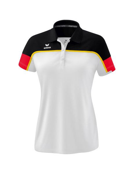Erima CHANGE by erima Poloshirt Damen weiß/schwarz/rot, Größe: 44