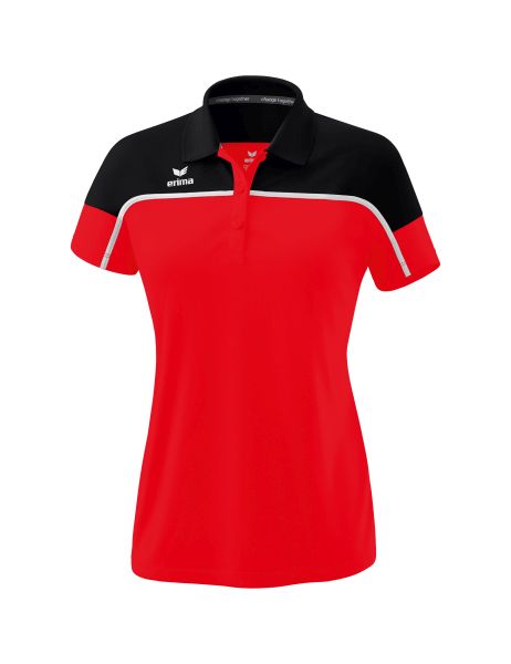 Erima CHANGE by erima Poloshirt Damen rot/schwarz/weiß, Größe: 34