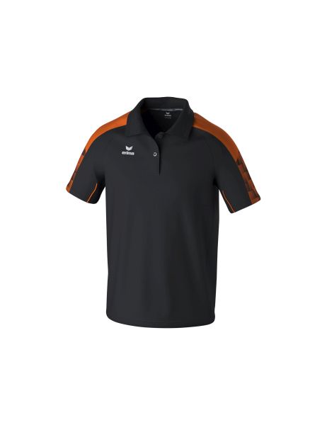 Erima EVO STAR Poloshirt Erwachsene schwarz/orange, Größe: S