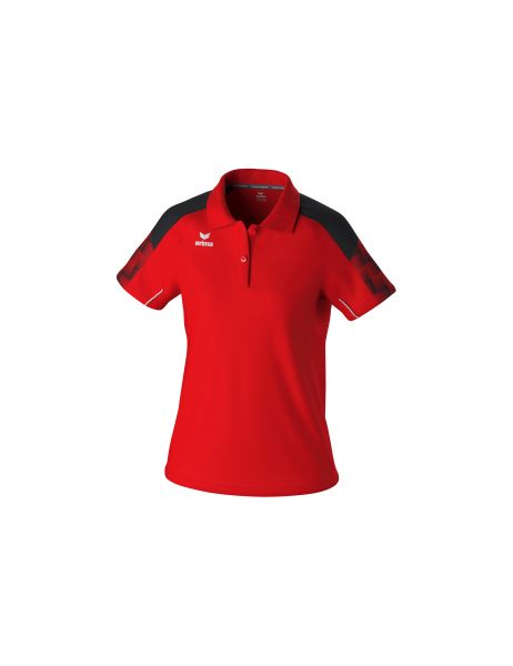 Erima EVO STAR Poloshirt Damen rot/schwarz, Größe: 34