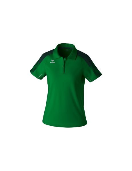 Erima EVO STAR Poloshirt Damen smaragd/pine grove, Größe: 34