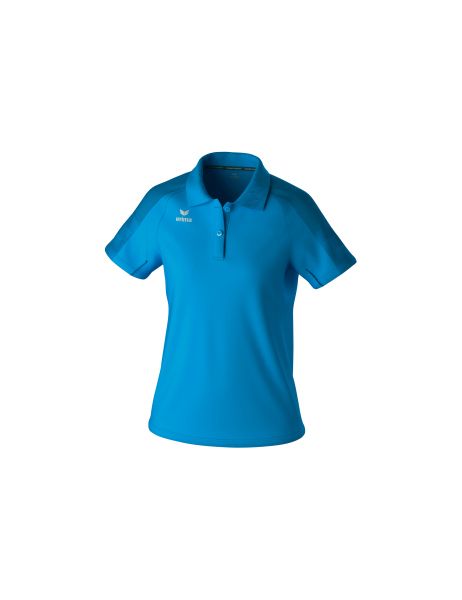 Erima EVO STAR Poloshirt Damen curacao/mykonos, Größe: 34