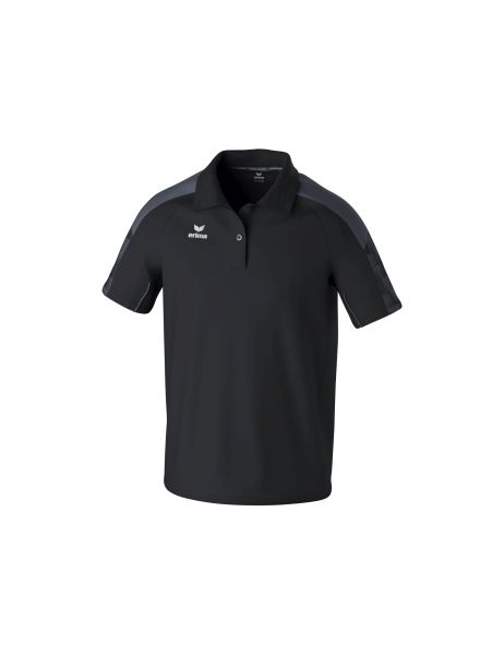 Erima EVO STAR Poloshirt Erwachsene schwarz/slate grey, Größe: S