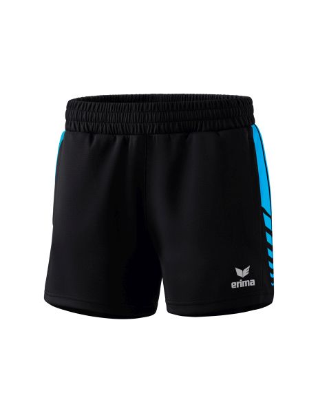 Erima Six Wings Worker Shorts Damen schwarz/curacao, Größe: 34