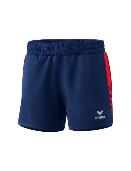 Erima Six Wings Worker Shorts Damen new navy/rot, Größe: 34