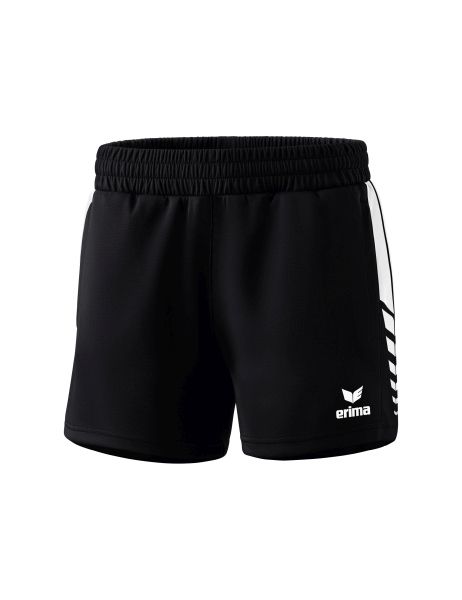 Erima Six Wings Worker Shorts Damen schwarz/weiß, Größe: 34