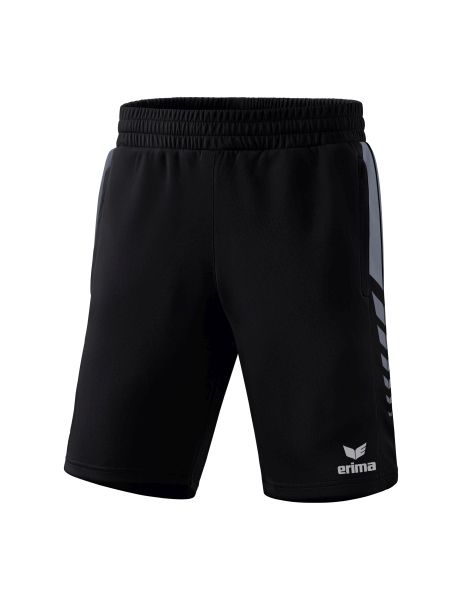 Erima Six Wings Worker Shorts Kinder schwarz/slate grey, Größe: 116