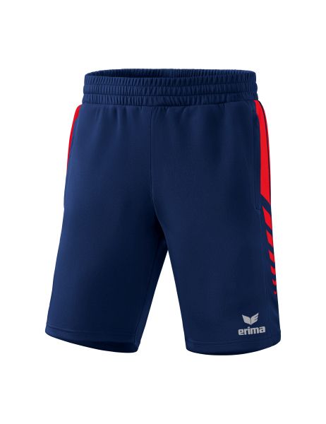 Erima Six Wings Worker Shorts Kinder new navy/rot, Größe: 116
